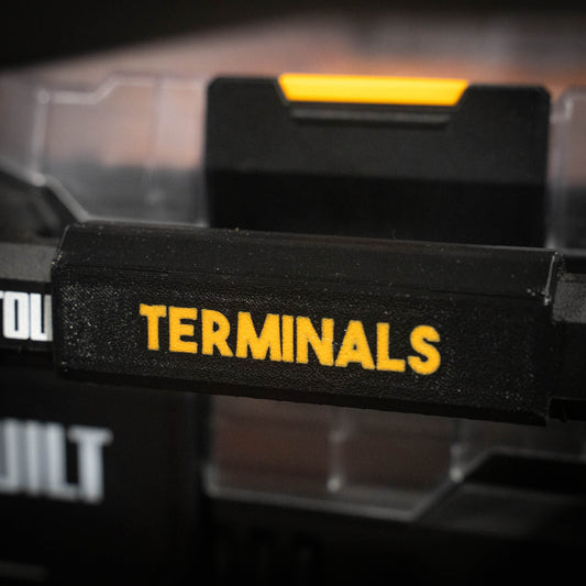 Low Profile Organiser | Custom StackTech Labels